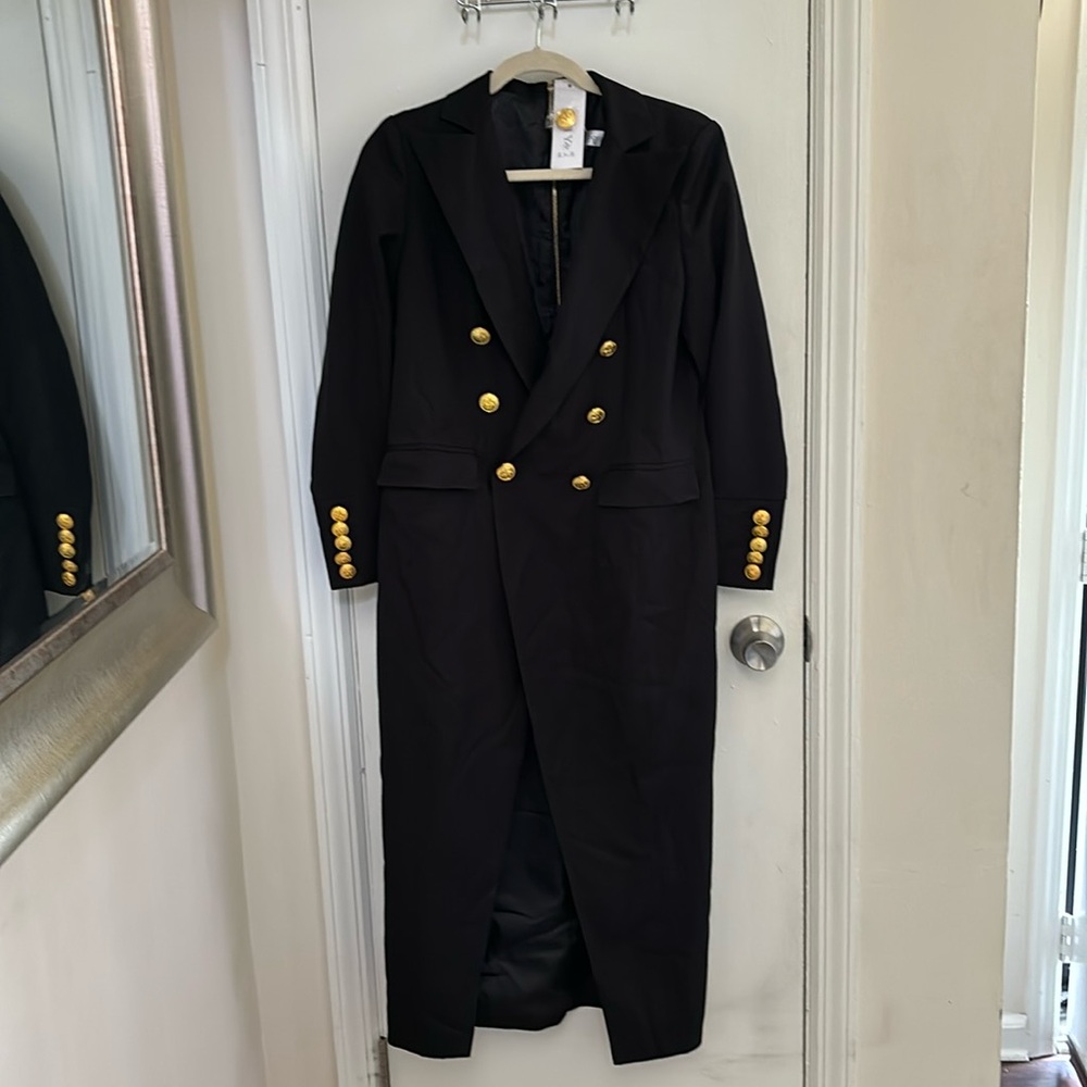 Tuxedo gown